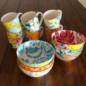 Certified International Bowls & Mugs Matching Set - Danask